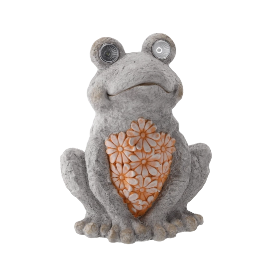 Gartenfrosch mit LED-Augen CHOMIK