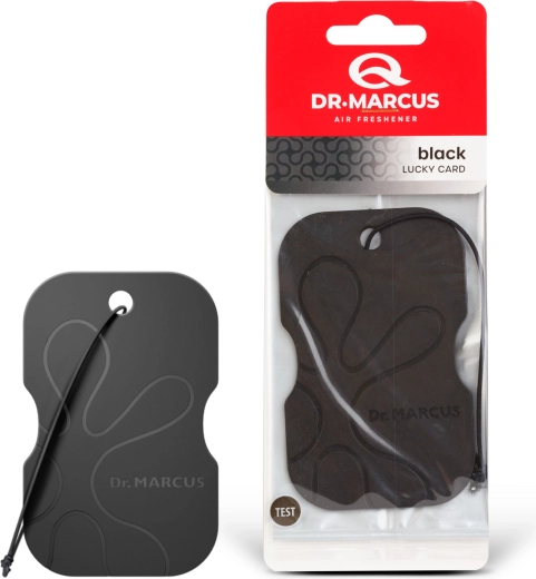 Dr. Marcus Lucky Card Black luchtverfrisser voor in de auto