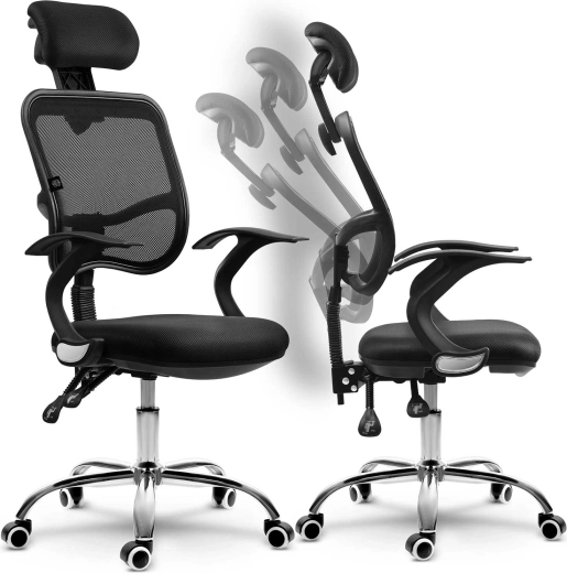 Bürostuhl aus Mikronetzgewebe Sofotel Ryga schwarz