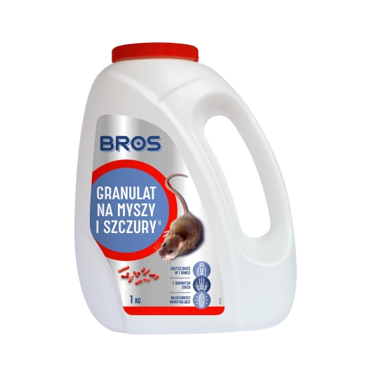 Granulat gegen Mäuse und Ratten BROS 1 kg