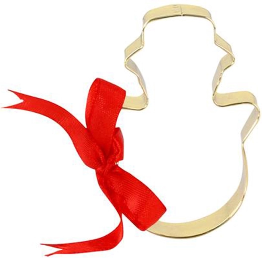Ausstechform Goldener Schneemann 7 cm TORO