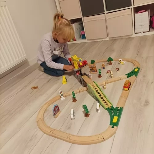 Holzeisenbahn Kruzzel 57 Teile (3,2 m)