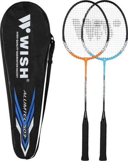 Badmintonset Wish Alumtec 505K blauw
