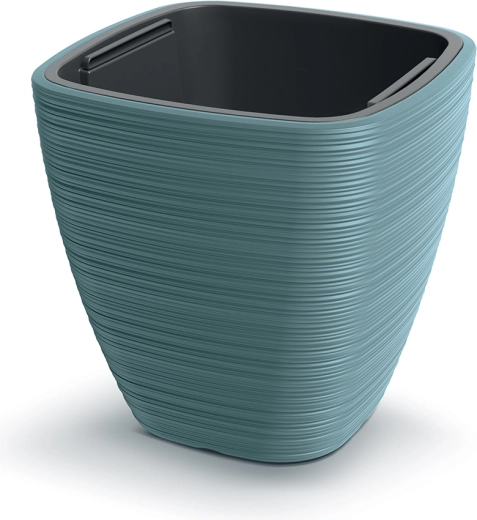 Vena Square Planter Scandinavian Blue 38.8 × 38 cm
