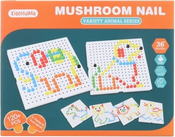 Kleurrijke paddenstoelmozaïek 120 stuks