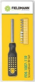 Set van 11 bits en bithouder-schroevendraaier voor bits 6 mm