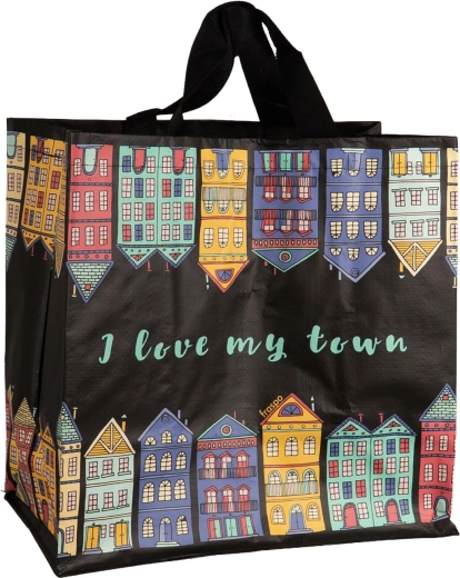 Boodschappentas Moje město 24 l (35 × 35 × 20 cm) - mix kleuren - 1 stuk