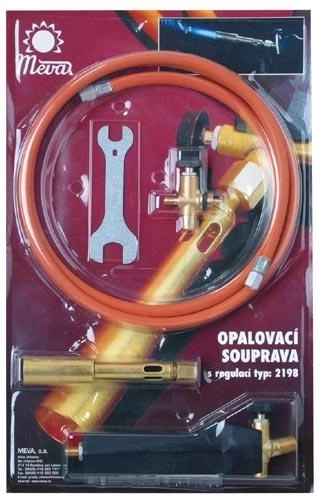 Abflamm-Set mit rundem Brenner für Propan-Butan