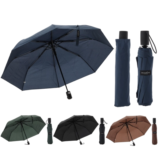 Folding semi-automatic umbrella 95 cm – mixed colors
