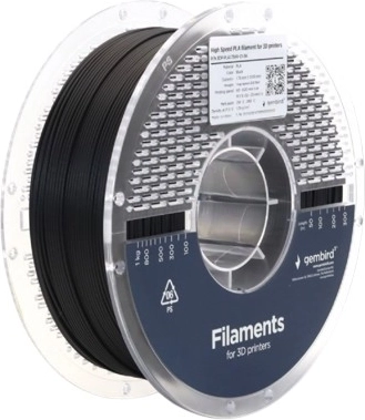 Filament PLA Haute Vitesse 1,75 mm, 1 kg – noir