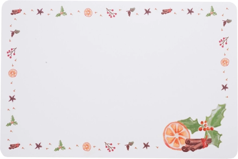 Set de table en polypropylène parfum de Noël 43 × 28 cm - 1 pièce