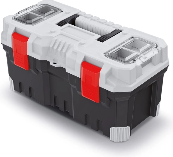 Kunststof gereedschapskoffer Titan Plus 55 cm, grijs