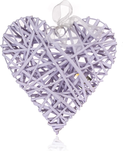 Dekoratives Herz 28 × 28 cm lila