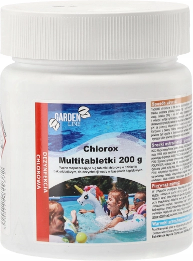 Chlorine multitabs for pools CHLOROX 200 g, pack 0.4 kg