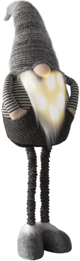 Christmas Telescopic Gnome with LED Lighting Retlux 108 cm