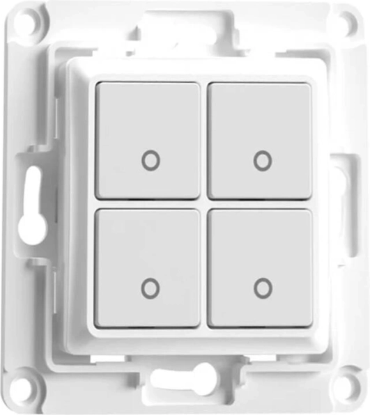 Shelly Wall Switch with 4 Buttons – White