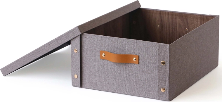 Aufbewahrungsbox mit Deckel 33 × 40 × 17 cm – Papier und Pappe