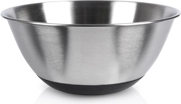 Bol de cuisine en acier inoxydable avec fond antidérapant 19 cm, 1,2 l