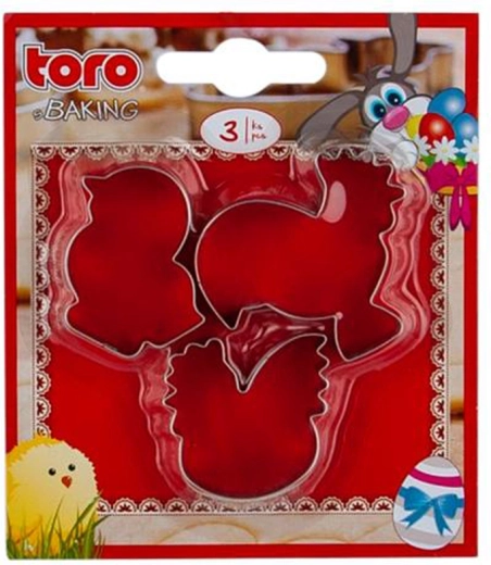 Easter Cookie Cutters – Rooster, Hen and Chick, Set of 3