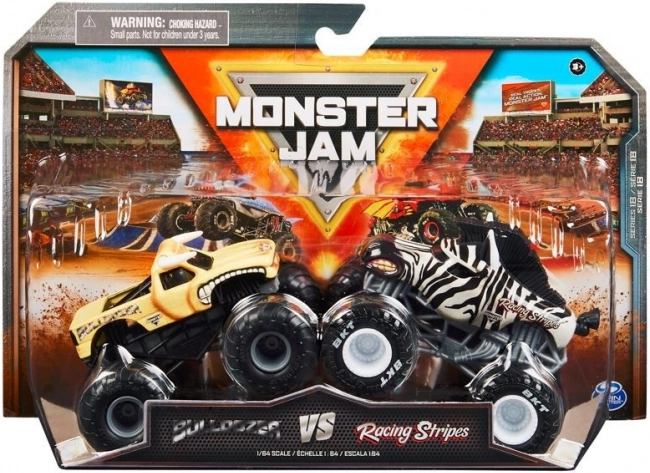 Monster Jam die-cast monster truck models 1:64 – set of 2 vehicles