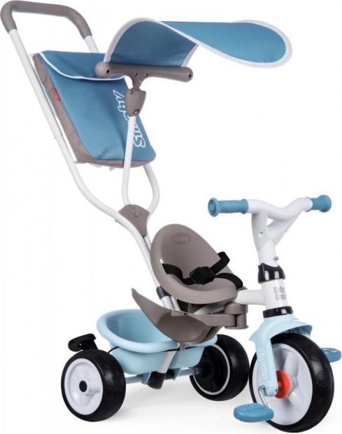 SMOBY driewieler 3-in-1 Baby Balade Plus blauw