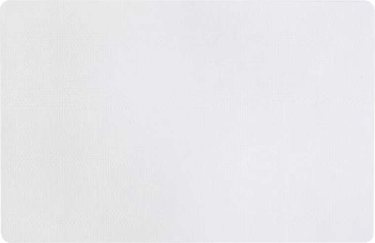 White plastic placemat 44 × 28.5 cm