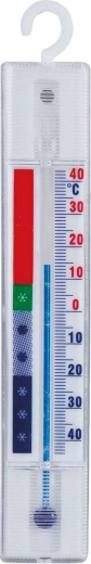 Thermomètre analogique pour réfrigérateur avec crochet, blanc
