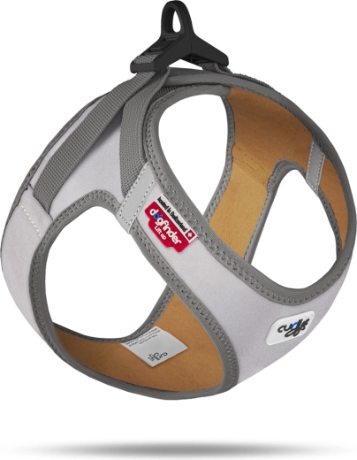 Curli reflective dog harness Glow Reflective grey XL (12–18 kg)