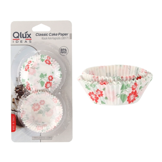 Lot de 80 caissettes en papier 65 mm pour muffins et cupcakes