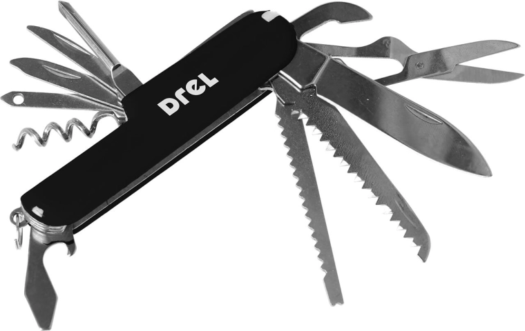 Multifunctional pocket knife with 13 functions