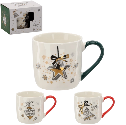 Porcelain Christmas mug 320 ml in a gift box