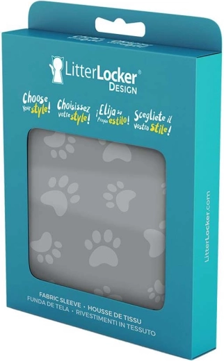 LitterLocker textiele hoes voor Design-afvalemmer Cat Paws