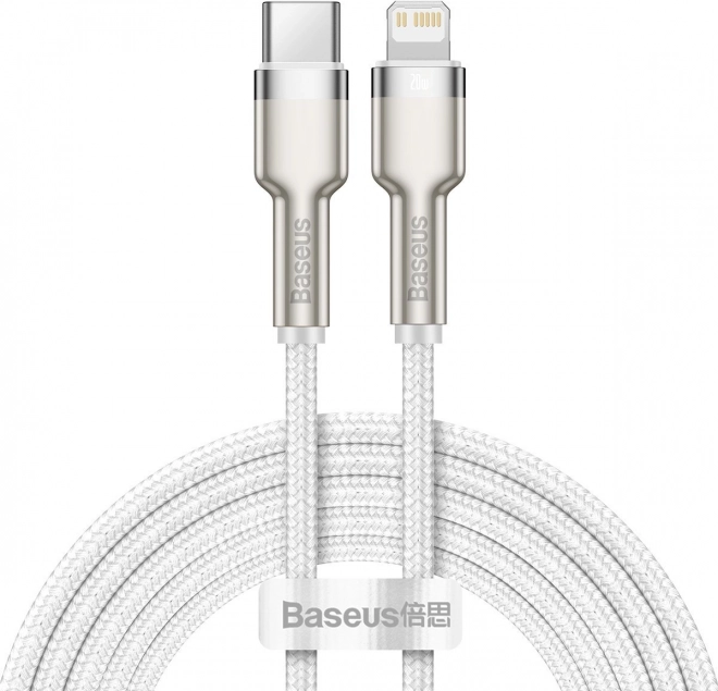 Baseus Cafule USB‑C to Lightning Cable 2 m, PD 20 W, White
