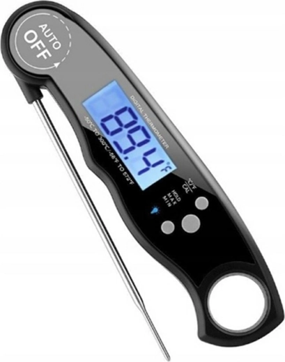 Thermomètre à sonde électronique étanche LCD