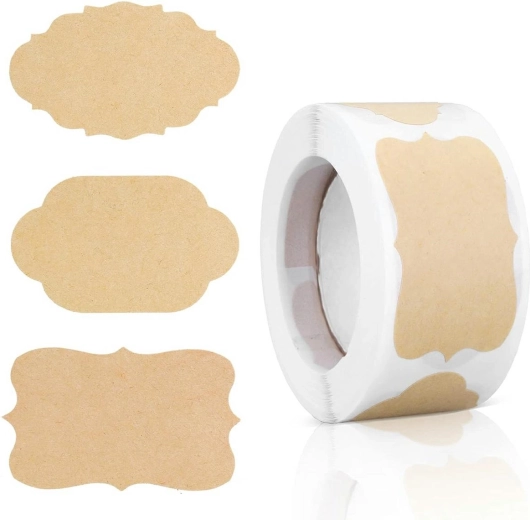 Da328 étiquettes pour bocaux 300 pièces