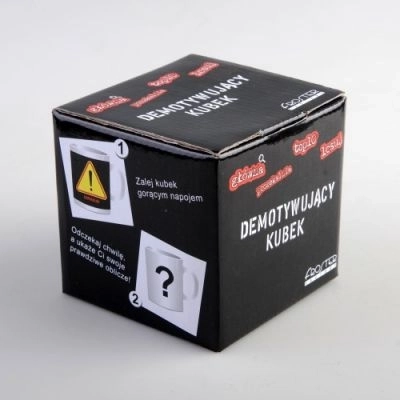 Demotivating mug Warning (thermo-reactive) - 1 piece