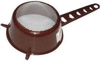 Strainer with Handle 12 cm – Plastic, Assorted Colors