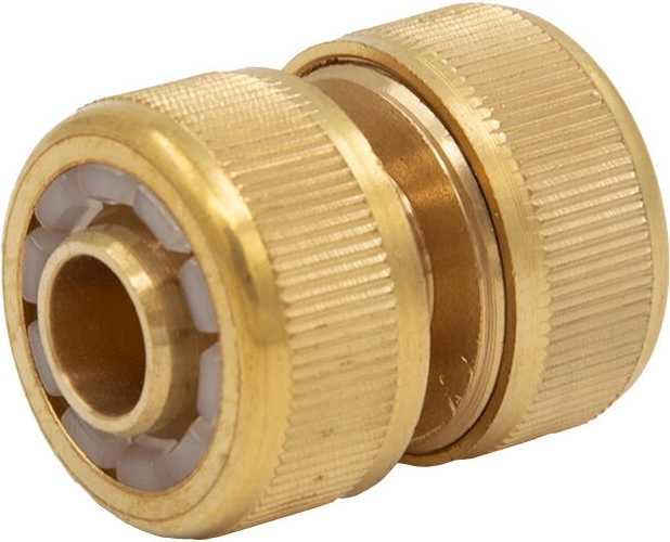 Messing koppeling 1/2 voor tuinslangen AQUA