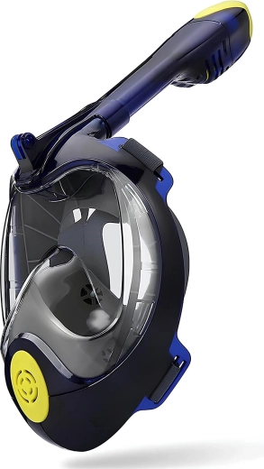 Volgelaats snorkelmasker SM-11 S/M in blauwtinten - 1 stuk