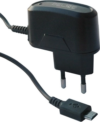 Mains charger micro USB 1 A black