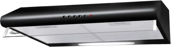 Hotte de cuisine noire 60 cm