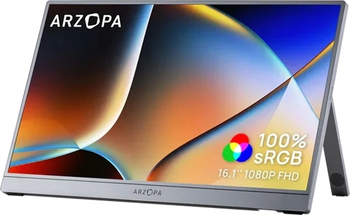 Draagbare monitor Arzopa Z1C 16,1" full hd 144 hz ips (grijs)