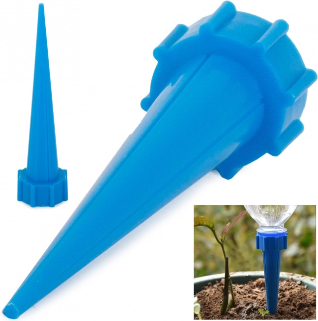 Zelfbewaterende spike voor bloempotten voor PET-fles