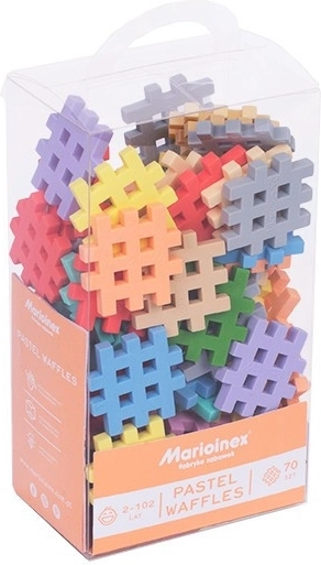 Mini Waffle Pastel 70 pcs