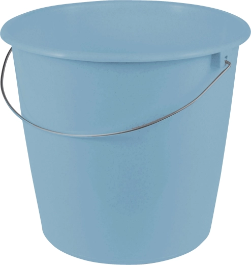 Plastic emmer 10 l blauw met metalen handvat KEEEPER