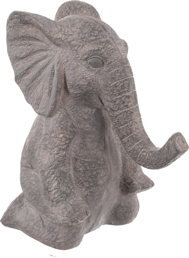 Dekorative Elefantenfigur aus Polyresin 49 cm