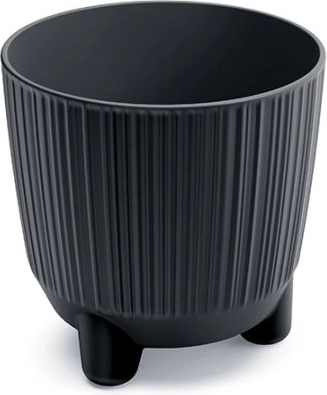 Cache-pot avec pieds anthracite 10,7 cm RYFO