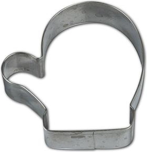 Emporte-pièce pour biscuits – moufle, 7–8 cm, argenté