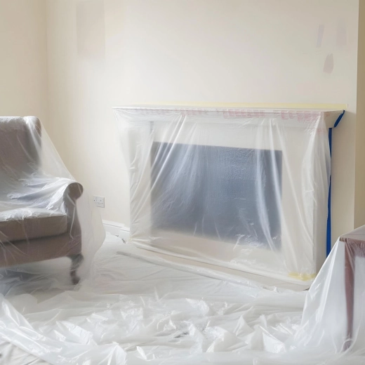 Film de protection avec ruban de masquage 20 × 2,5 m