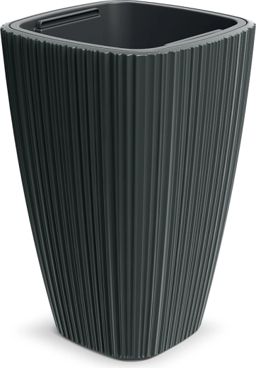 Pot de fleurs ORO 39 cm gris foncé
